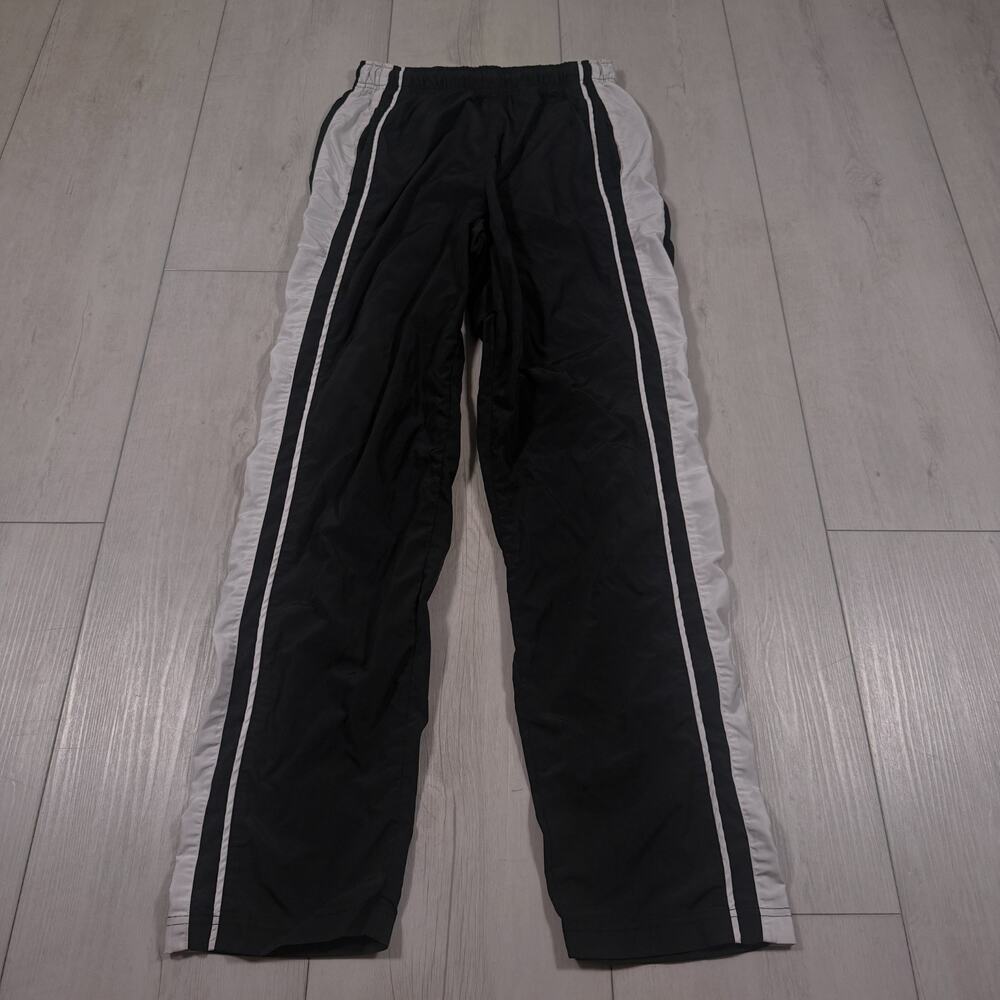 Alo Yoga Racetrack Pant Black White Workout Pilates Windbreaker Women's Small